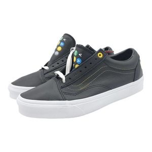 Vans Old Skool NYC 66 Mens Size 10 Shoes Black Leather True White New York City